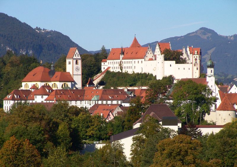 Stadtpanorama Füssen, Foto Manfred Sailer
